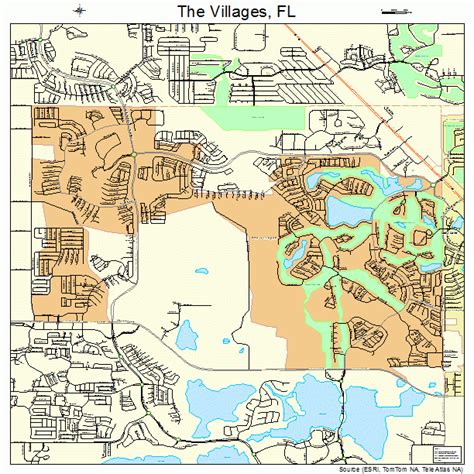 Map of the Villages, FL